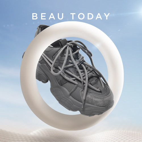 BeauToday厚底老爹鞋男女同款增高厚底鞋春季女鞋运动鞋BT休闲鞋 - 图1