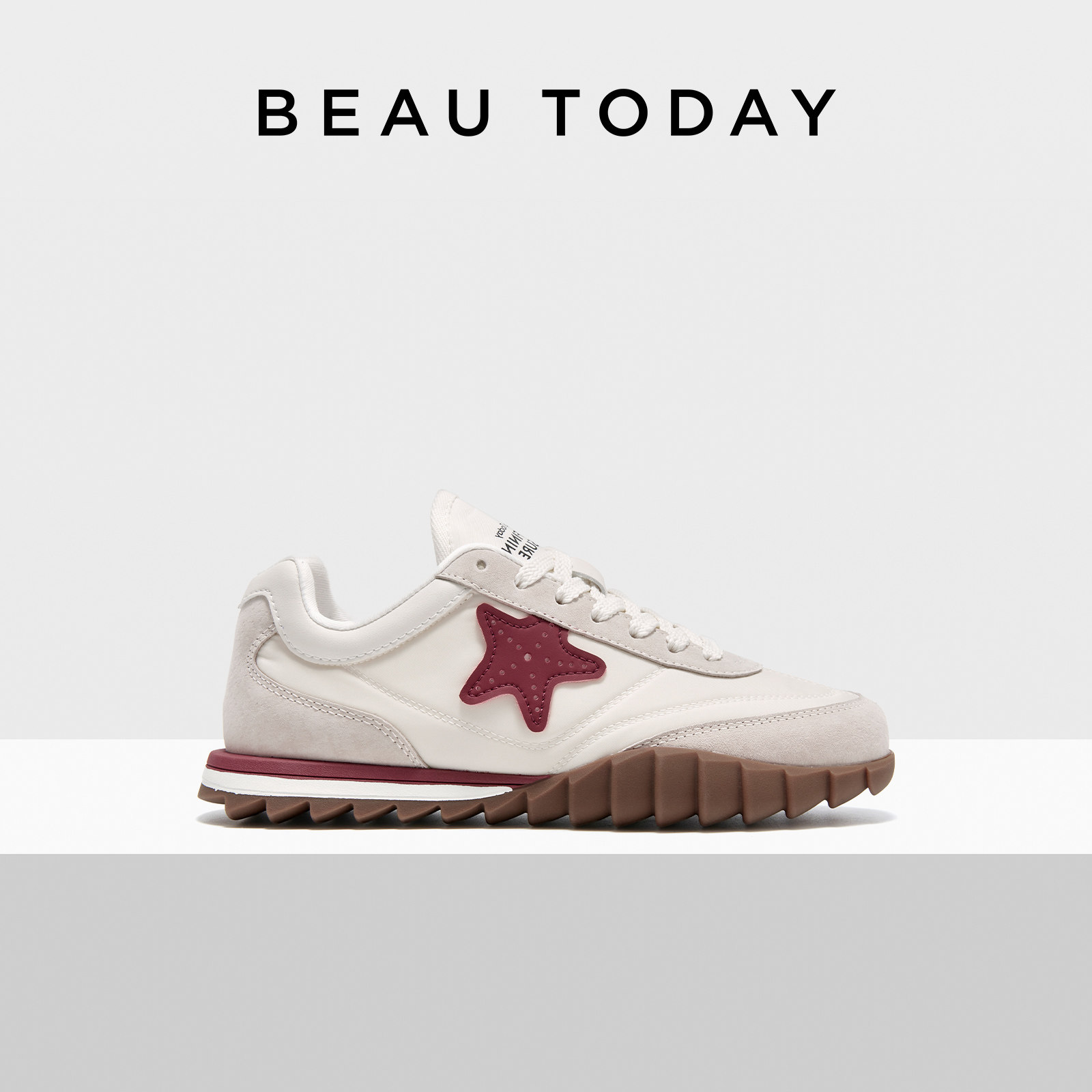 BeauToday复古德训鞋女鞋BT华夫阿甘鞋软底运动鞋徒步鞋休闲板鞋,淘宝优惠券,粉丝福利购,淘宝优惠卷