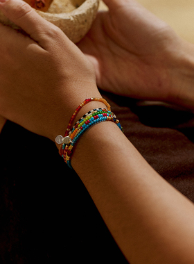 Picnique串珠水晶手链M星店