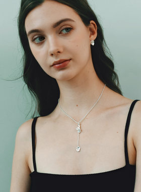 QURIOUSTONE 26春夏新款花神花苞y形链精致百搭锁骨链饰品M星店