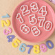 Number 0~8 fondant cutting mold embossed printing mold baking