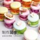French macaron semi-finished cookies without filling shell