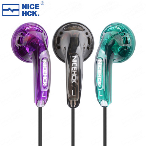 NICEHCK原道无迹耳机平头塞mx500有线hifi耳塞带麦网红同款一代酱 - 图2