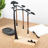 Cao Yicheng yingke твердый деревянный деревянный деревянный деревянный битт -ручка висят ручка гора ручка, чтобы высушить щетку, висящую полку, четыре сокровища железа артериальная латунь Простая современная творческая украшение китайская картина каллиграфия создание