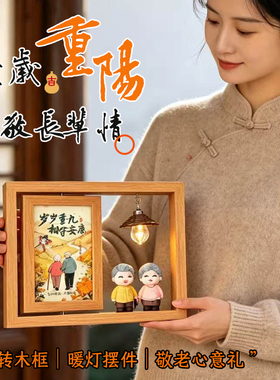重阳敬老慰问纪念相框