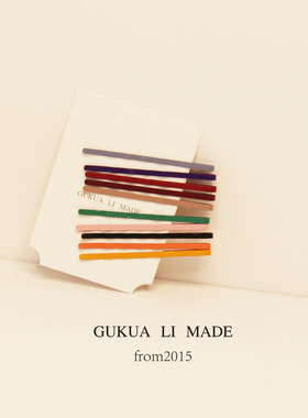 gukuali日韩chic甜美组合一字夹