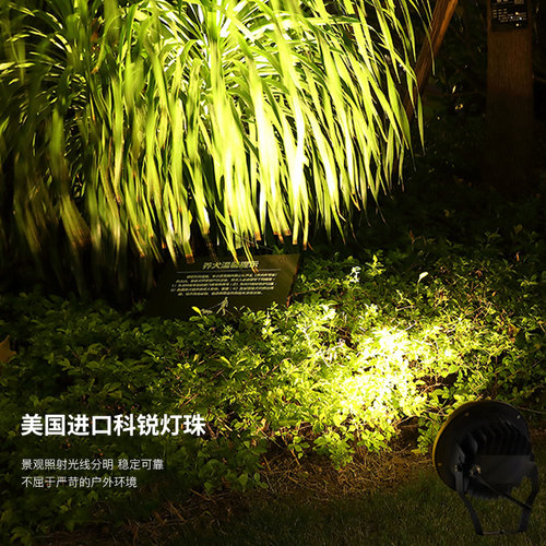 照树灯射树灯景观灯户外防水插地灯花园地面射灯室外投光灯草坪灯 - 图1