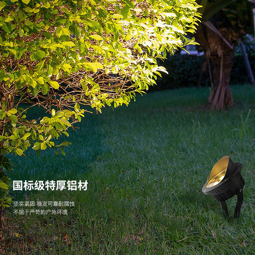 照树灯射树灯景观灯户外防水插地灯花园地面射灯室外投光灯草坪灯 - 图2