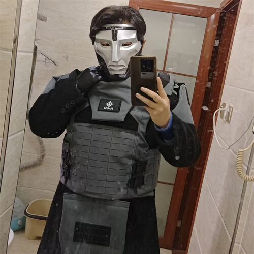 典狱长cos服面具护甲儿童三角洲行动ash12格赫罗斯枪防弹皮衣全套 - 图0