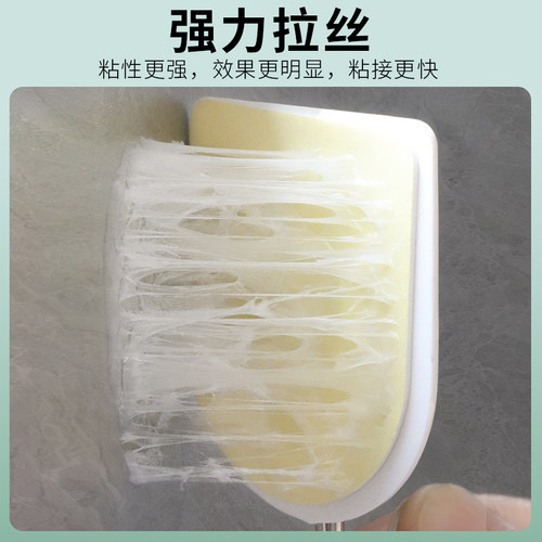 沪心免钉胶强力胶墙面瓷砖免打孔透明玻璃胶置物架踢脚线木工专用 - 图1