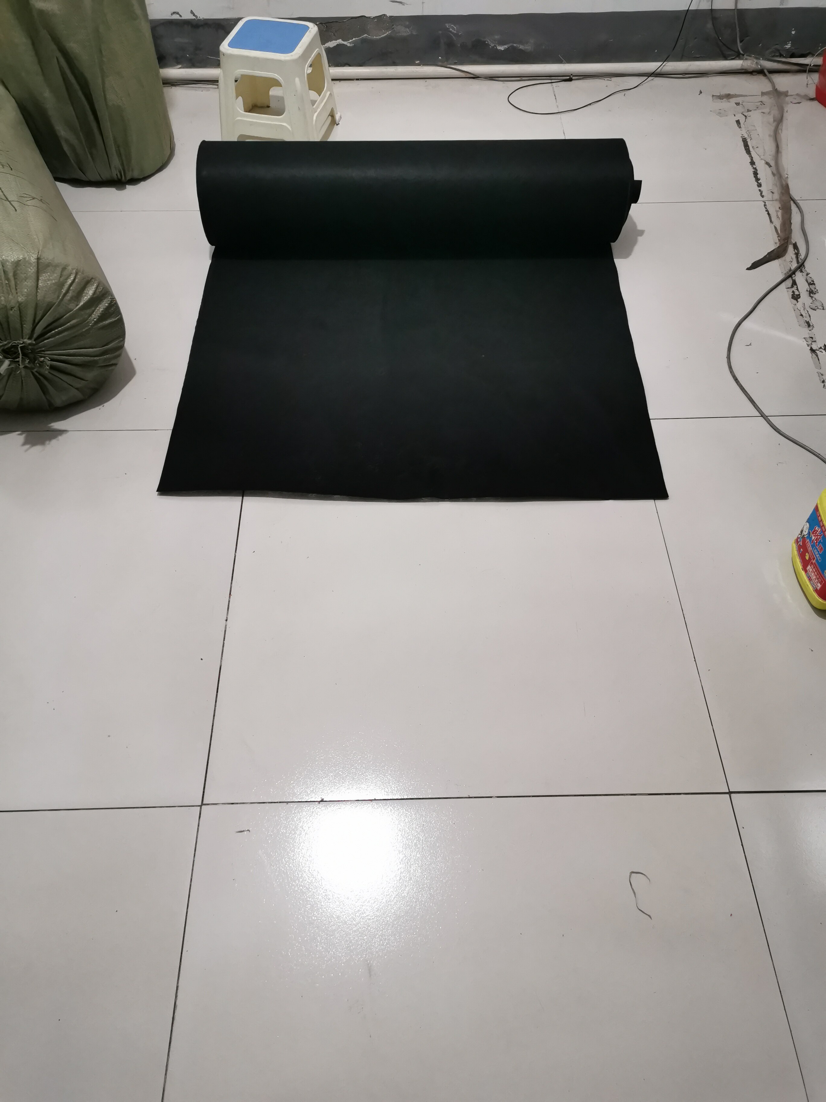 婚庆灰黑白色地毯 白色打底背景布 结婚白地毯 一次性地毯白色