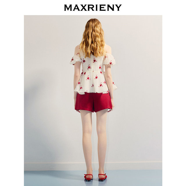 MAXRIENY romantic ແລະ exquisite ແອວເປັນຮູບ X
