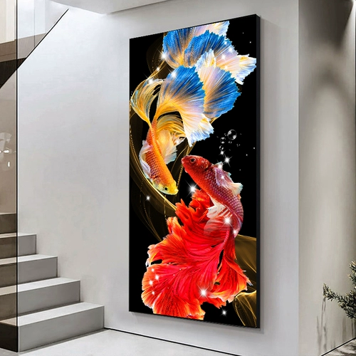 Koi cross emelcodery new линейная вышивка гостиная