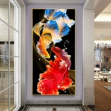 Koi cross emelcodery new линейная вышивка гостиная