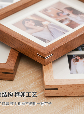 相框摆台拼图高级感婚纱记录拼图