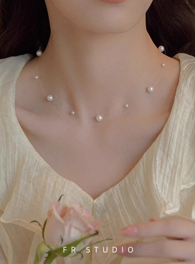 施家满天星珍珠项链女