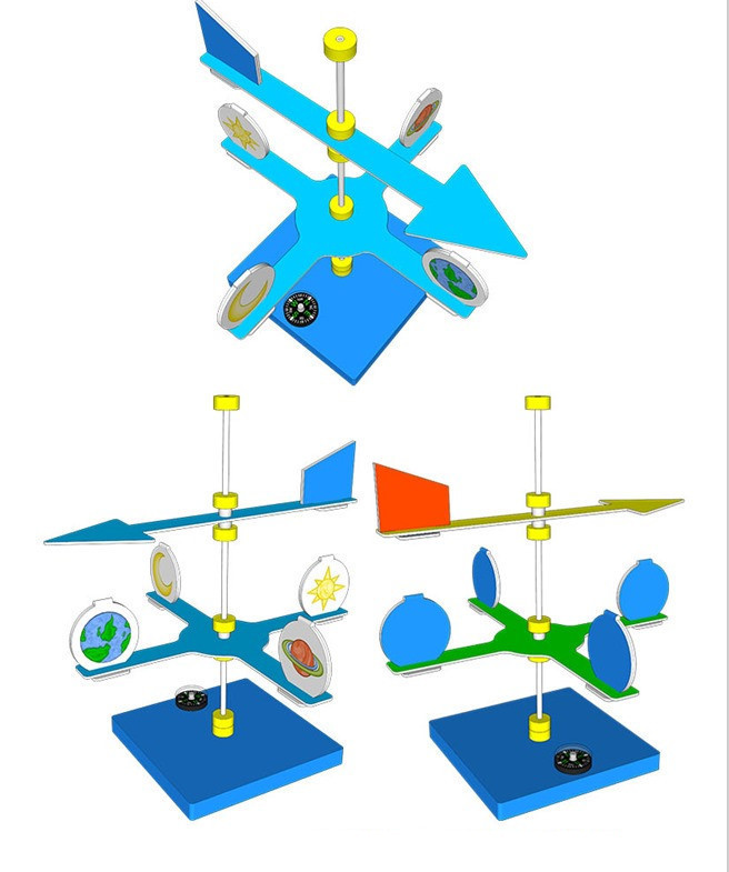 科技空气动力快艇轮船 DIY小手工制作模型 EVA船模科学实验器材料