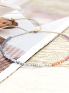 新品小众ins波西米亚复古风高级感气质叠带学生闺蜜个性小手链女