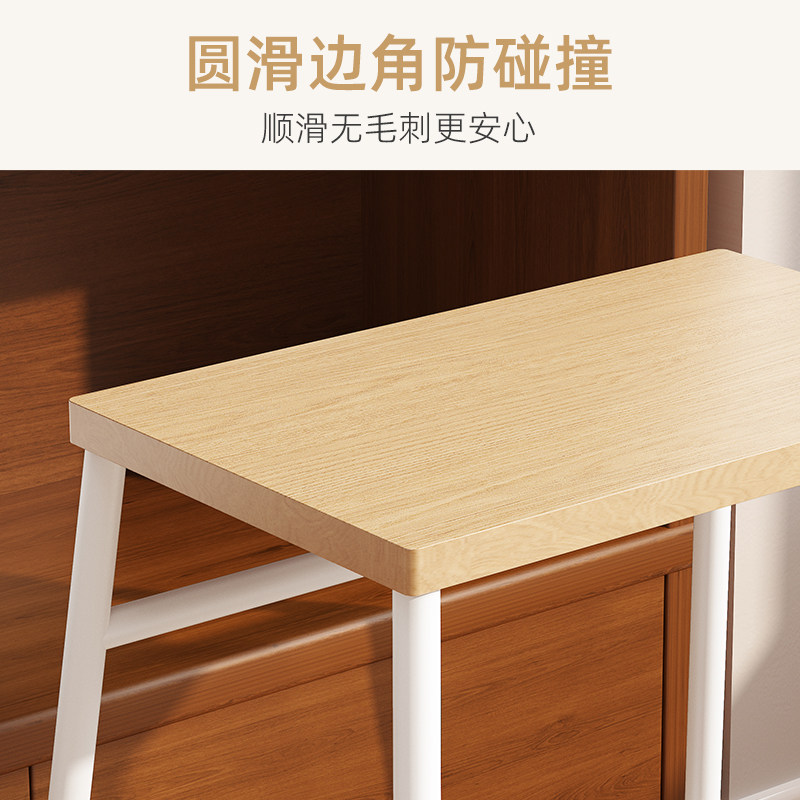 实木梯凳可折叠凳子家用置物登高二步梯凳厨房两用梯子高凳换鞋凳,淘宝优惠券,粉丝福利购,淘宝优惠卷