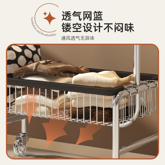 服装店展示架专用置物架货架陈列架移动挂衣架落地卧室衣服架子