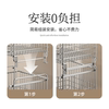 A Health multi-functional kitchen multi-layer stainless steel spice rack