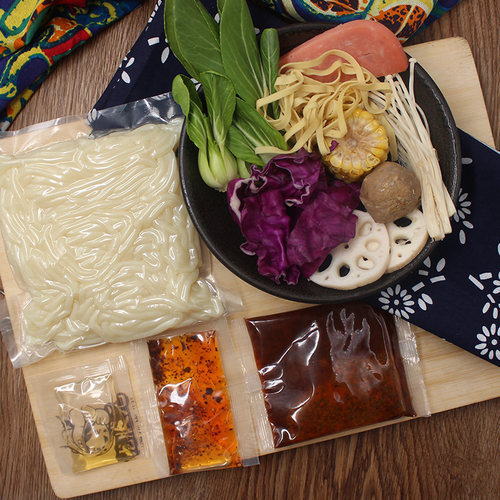 【450gx6袋】过桥米线正宗东北大妈 米线云南袋装3包料麻辣味米线 - 图2