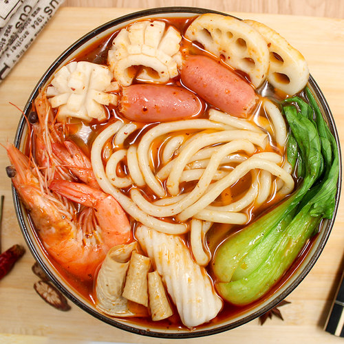 【450gx6袋】过桥米线正宗东北大妈 米线云南袋装3包料麻辣味米线 - 图0