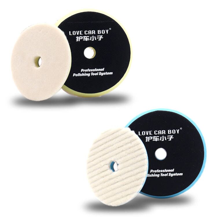 护车小子6寸7寸日式短羊毛抛光盘打磨抛光自粘式斜边羊毛球不掉毛,淘宝优惠券,粉丝福利购,淘宝优惠卷