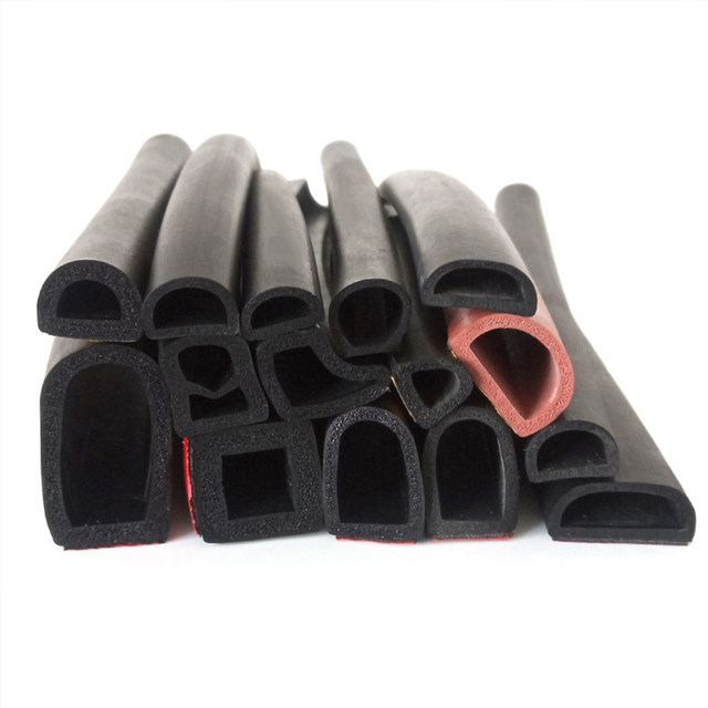 Semi-circular seal strip EPDM rubber