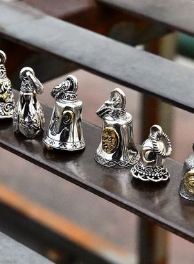 GV女士925纯银精工小铃铛吊坠