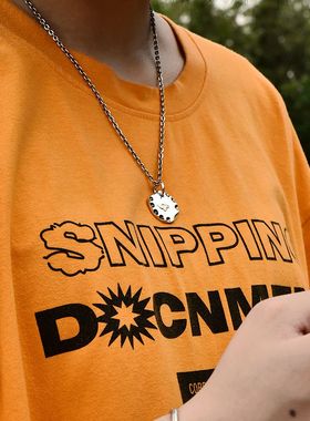 欧美印第安男士雄鹰圆牌纯银吊坠