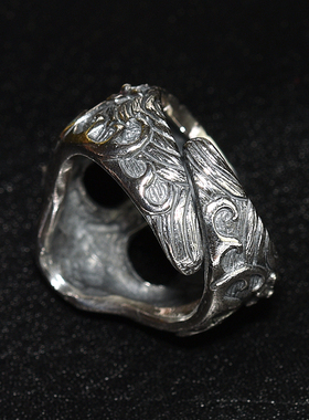 泰国进口，男女皆宜海洋元素戒指