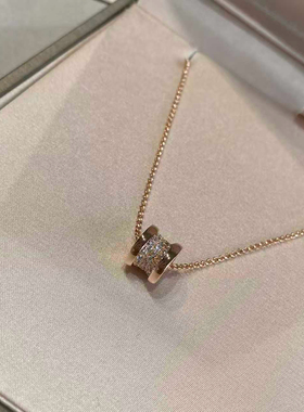 18K金弹簧不掉色小蛮腰女锁骨链