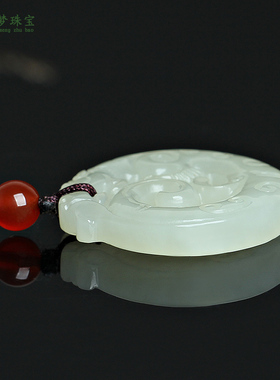 和田玉祥龙玉吊坠挂件男女款饰品