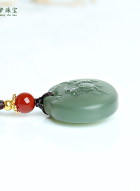 和田玉麒麟吊坠挂件男女款饰品