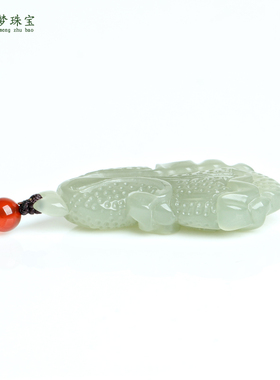 和田玉白菜吊坠挂件男女饰品玉佩