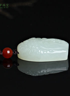 天然新疆和田玉佛祖释迦摩尼吊坠白玉佛头挂件男女款玉石饰品玉佩