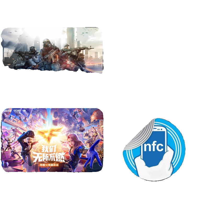 穿越火线手游【来图定制】CF穿越火线手游枪战王者游戏周边收nfc智能启动卡