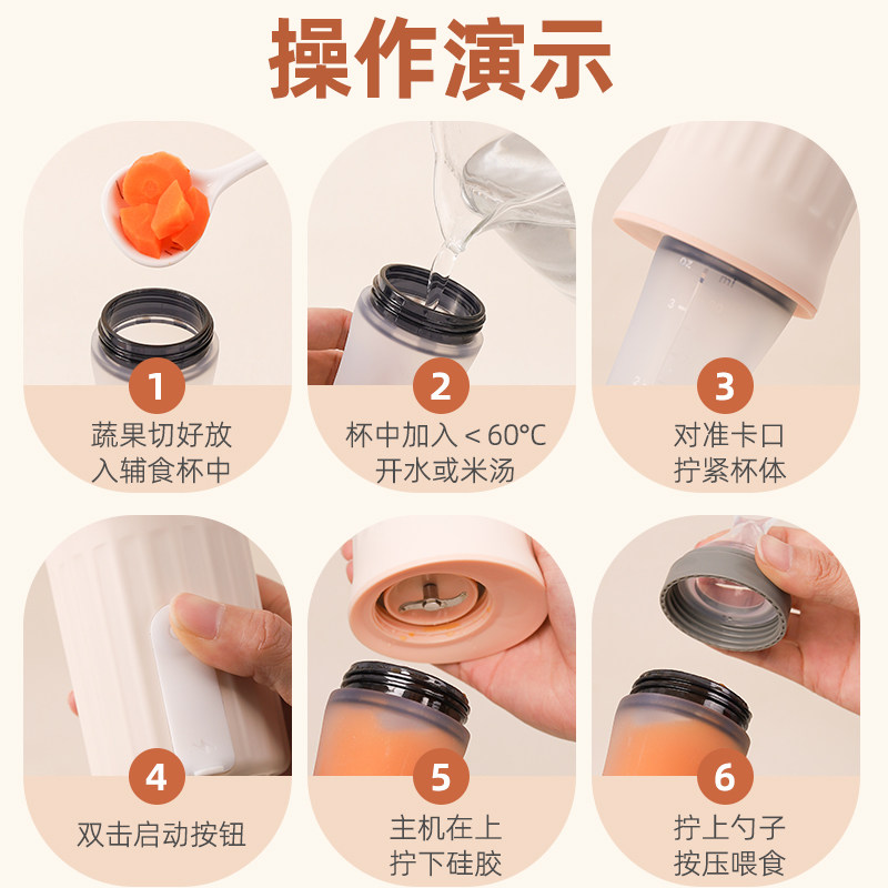 班尼兔宝宝辅食机婴儿料理机研磨器 pinkbunny班尼兔宝宝料理机/食物搅拌器