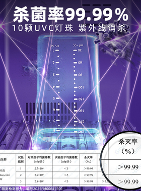 班尼兔婴儿专用全玻璃壶身喂养台奶瓶紫外线消毒+暖奶烘干+调奶