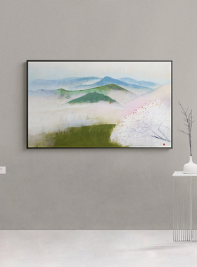 不够艺术日式风山水客厅装饰画