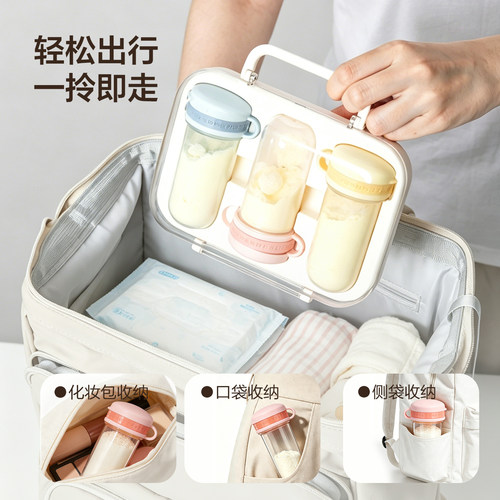 安雅一餐一管奶粉分装盒食品级pp铂金硅胶便携神器外带试管密封 - 图3