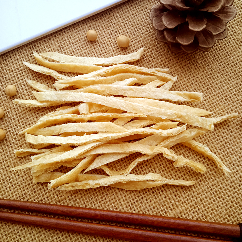 月亮馍素鸡丝豆腐丝腐竹丝凉拌火锅速食人造肉夹馍干货豆制品散装 - 图2