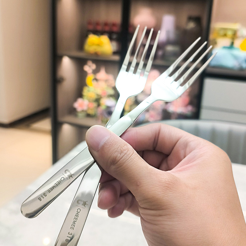 316不锈钢儿童叉子水果小叉子食品级迷你主餐西餐饭叉短餐具家用,淘宝优惠券,粉丝福利购,淘宝优惠卷
