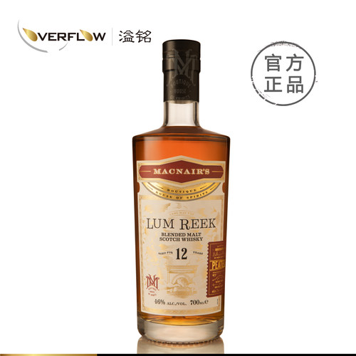 迈尔调和麦芽威士忌MACNAIR'S Lum Reek 10年桶强12年21年 - 图1