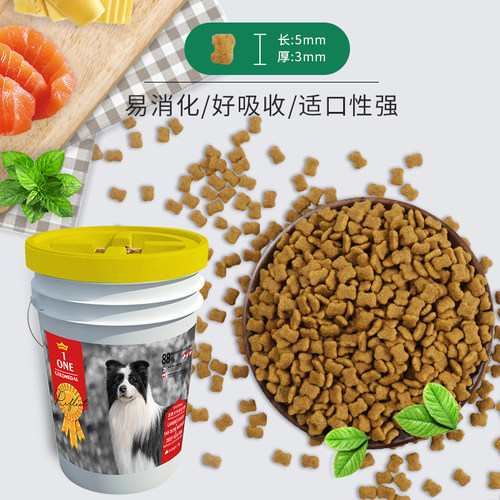 伴它金牌 边牧专用粮10kg 中大型犬粮成犬幼犬通用狗粮 雪山优选 - 图0