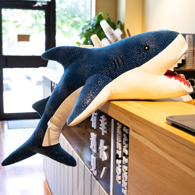 Shark sleeping pillow long pillow doll