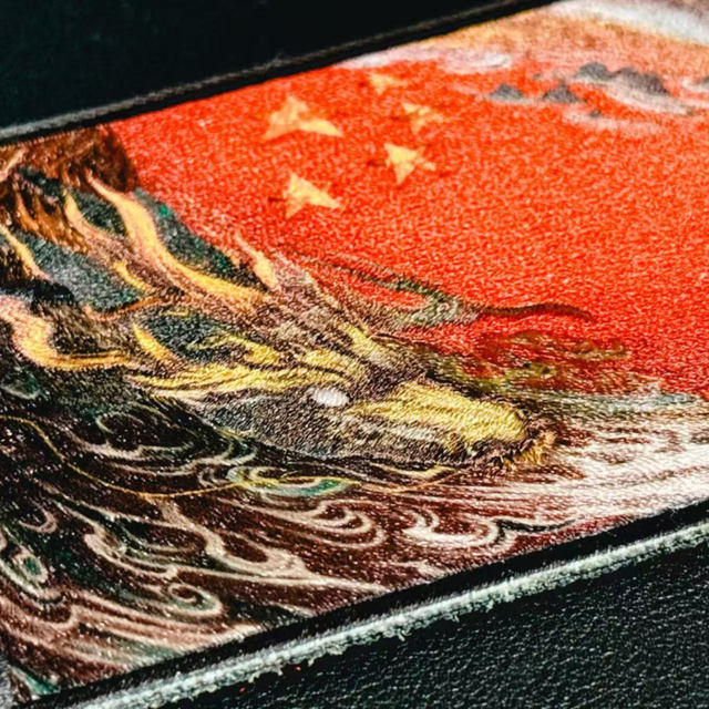 V.UGear ສິບພັນເຂັມ Series Chinese Dragon Flag Velcro