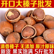 New stock Northeast Teryield original flavor Non-wild iron Ridge opening large hazelnuts dried fruits nuts 500g snacks dry goods