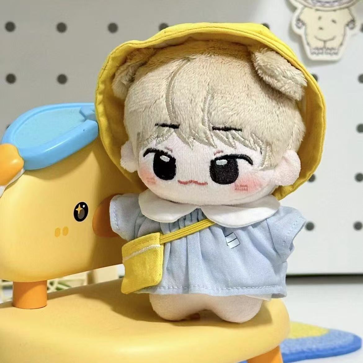 10cm娃衣幼稚园校服系列棉花娃娃换装衣服努努体海星体自嘲熊衣服 - 图1
